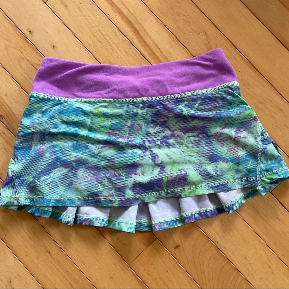 Ivivva Purple and Green Mini Skirt